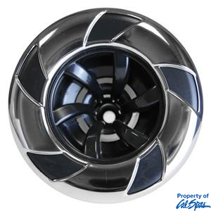 CAL SPAS JET INSERT BLACK (PSR) 5 INCH POWER STORM RIFLED INT. MOTION ESC.W/MTL PLUCS2295141SL